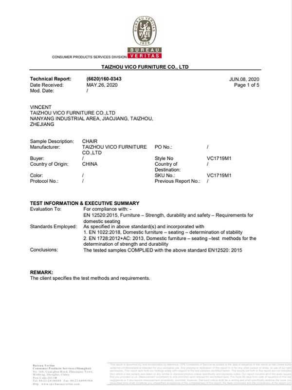Vico Furniture Co, Ltd.