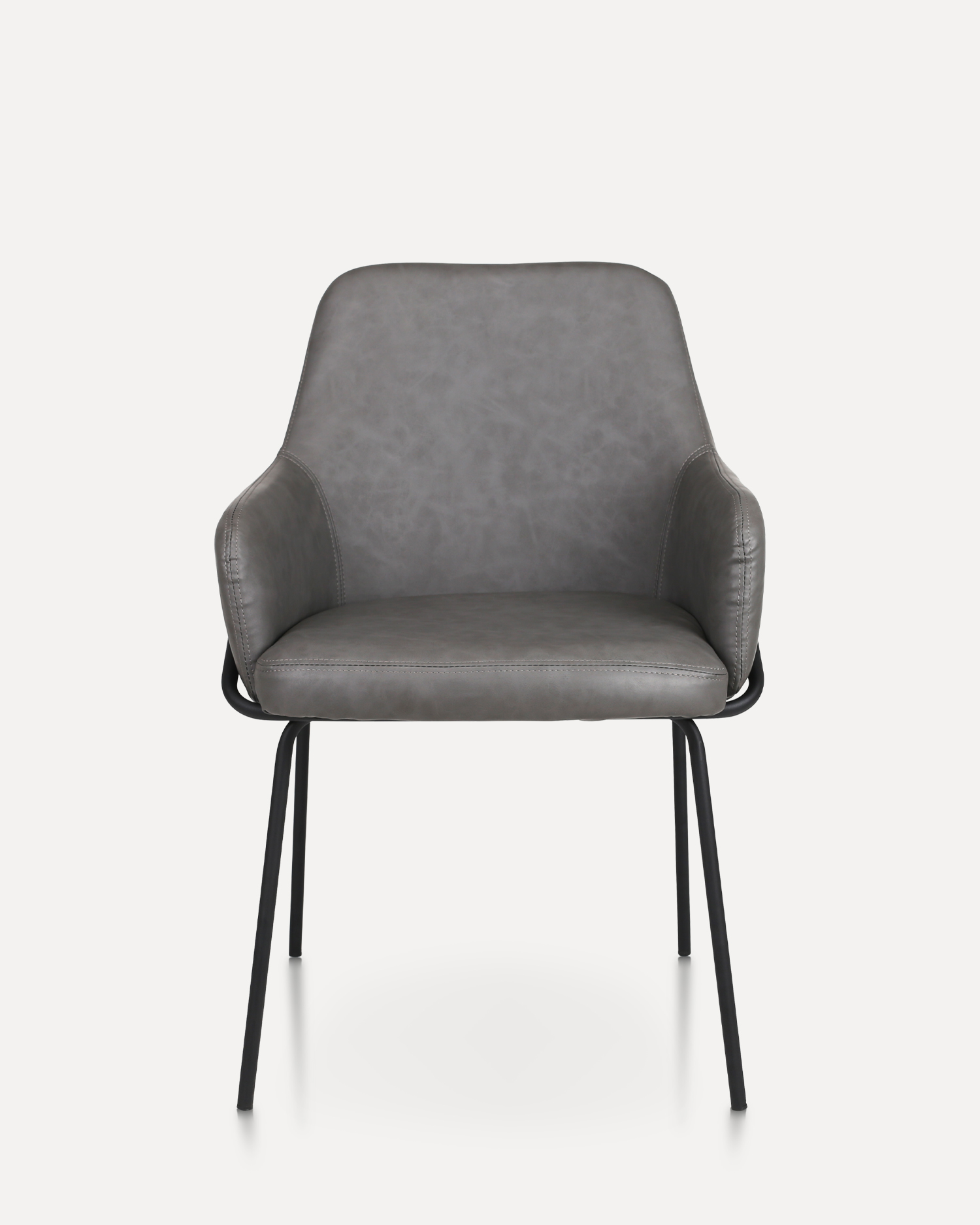 Katad na upuan ng katad na may braso Katad na upuan ng katad na may braso