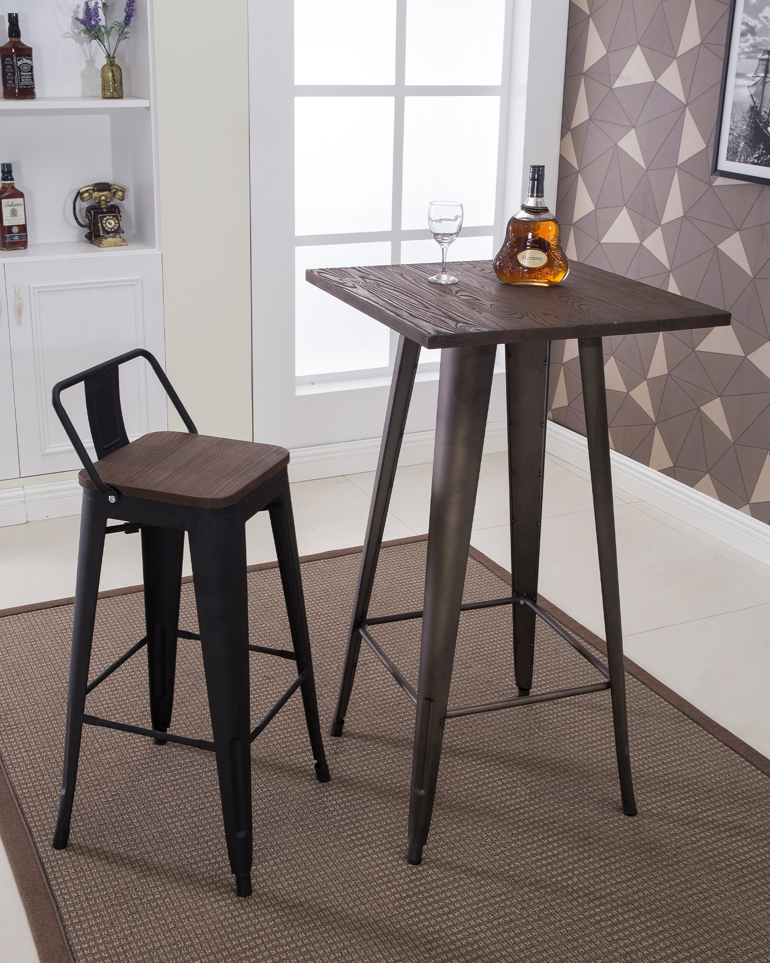 Bistro Wooden Bar Table Bistro Wooden Bar Table