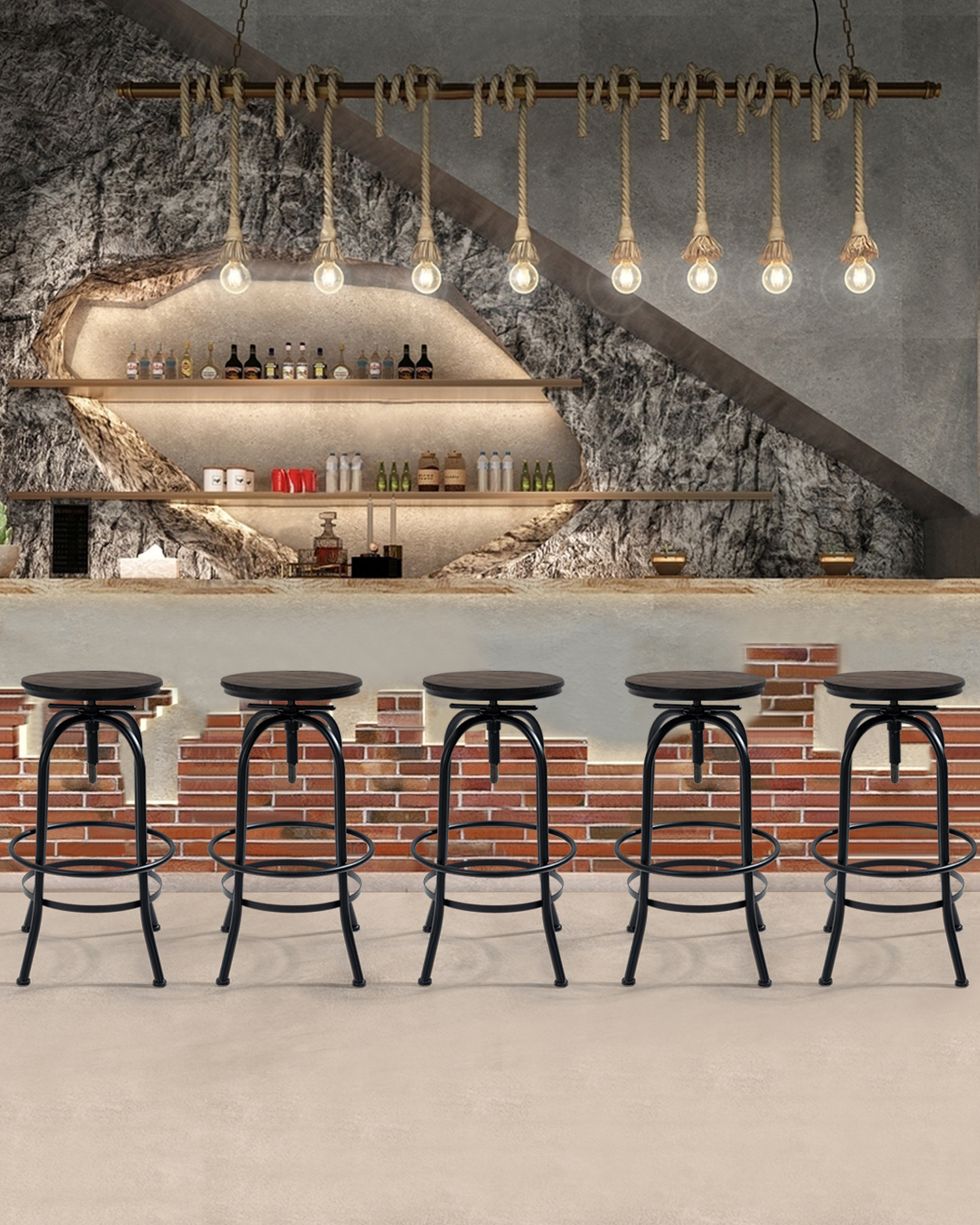 Nababagay na dumi ng bakal Nababagay na dumi ng bakal