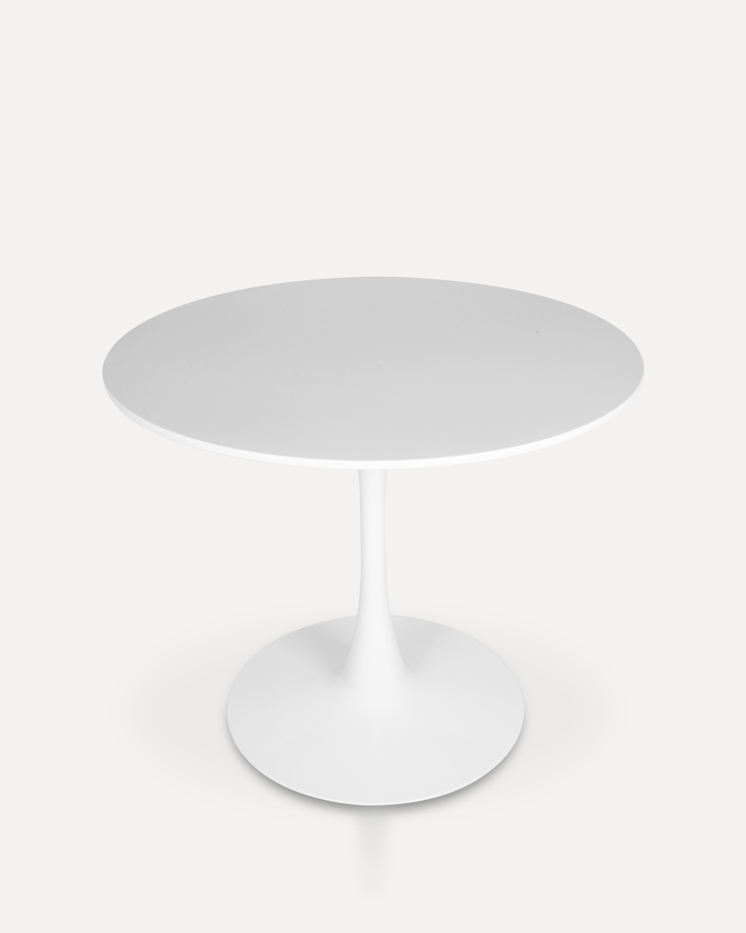 Puting bilog na mesa Puting bilog na mesa