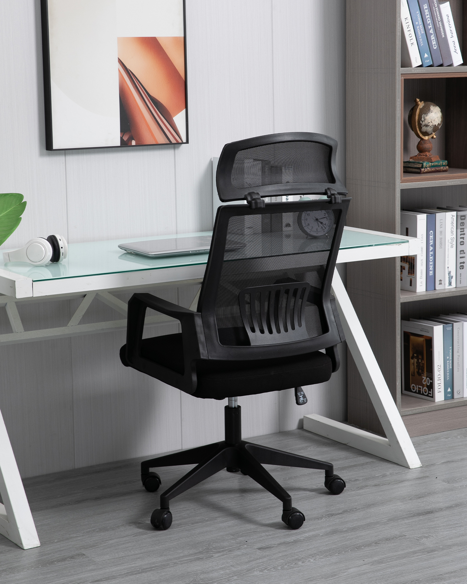 White Frame High Back Office Chair White Frame High Back Office Chair
