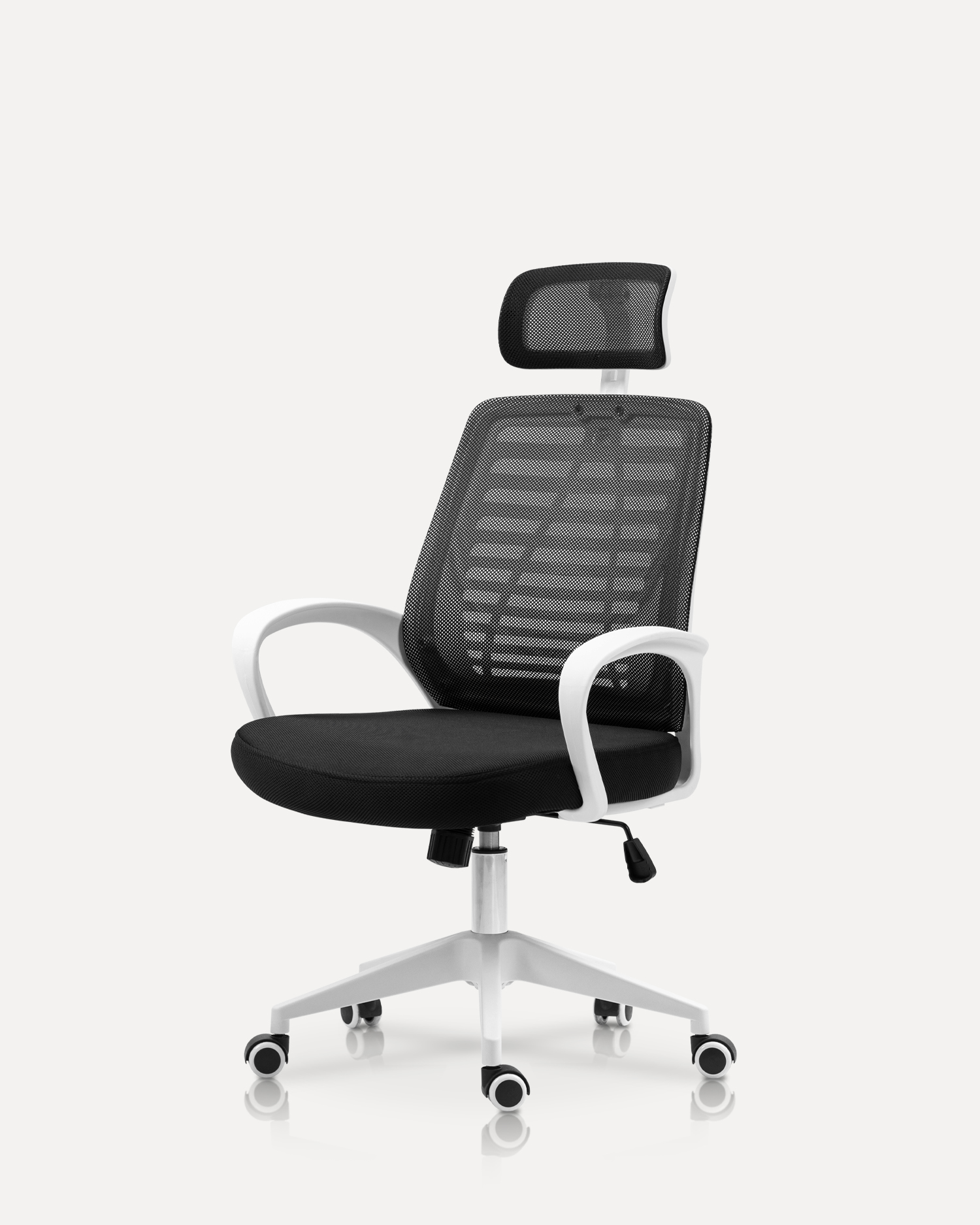 Adjustable headrest office chair